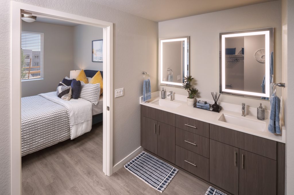 The Overlook at Keystone Canyon Apartments - Reno NV - 2 Bedroom 2 Bath - Master Bathroom